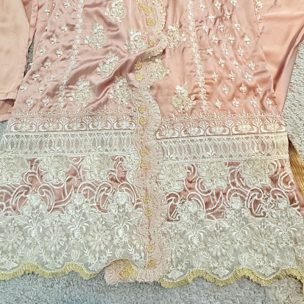 Pakistani designer shalwar Kameez sana safinaz asim jofa Maria b used medium Eid - Picture 14 of 16